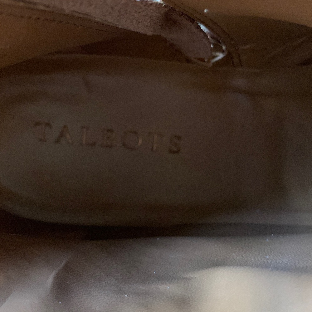 Talbots pebbled leather ankle booties size 8.5 - Picture 9 of 15